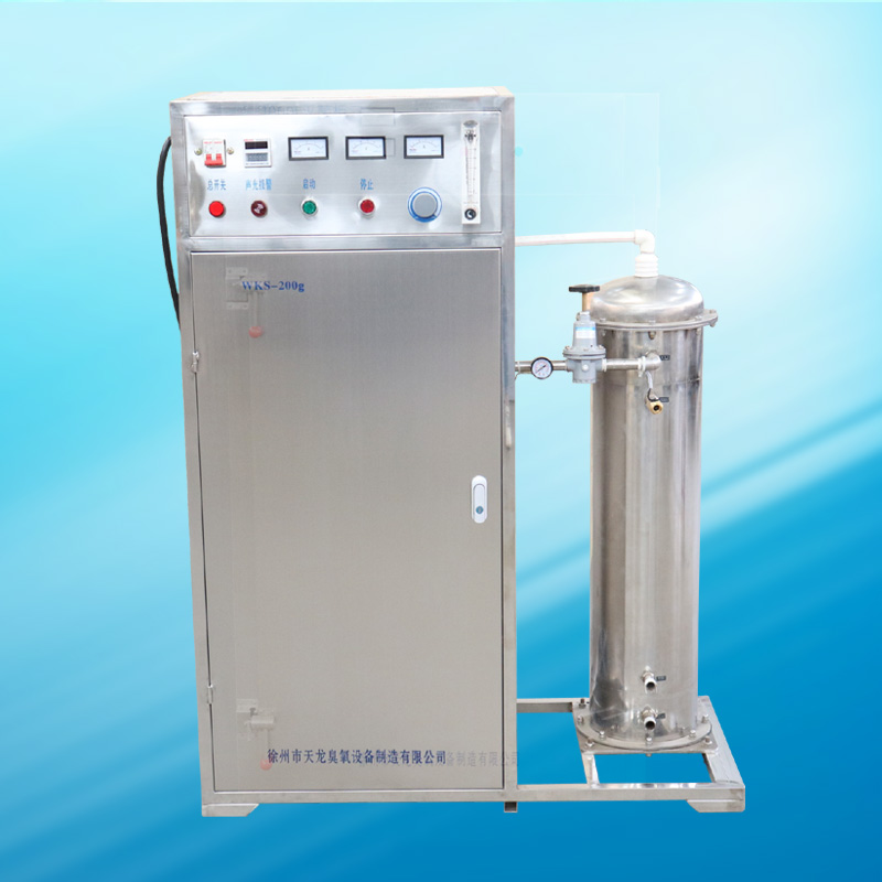 WKS-200g空氣源蜂窩水冷式臭氧發(fā)生器